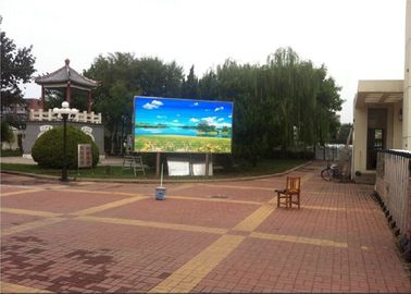 Quảng cáo màn hình Led ngoài trời đủ màu P10, màn hình Led video tường 220 V / 110v