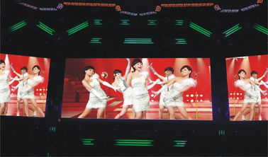 Màn hình LED độ phân giải cao P3 Full Color Màn hình video Cho thuê tường cong Trong nhà