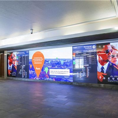 Đèn tường SM2121 P3 Video Wall, Hiển thị quảng cáo kỹ thuật số ngoài trời 3 pixel Pixel Pitch