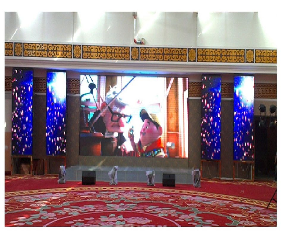 Hiệu suất cao P6 Tường LED trong nhà Video 3500cd / m2 Thiết kế cho thuê độ sáng